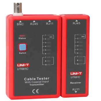 UT681C tester kabli sieciowych RJ45 RJ11 BNC